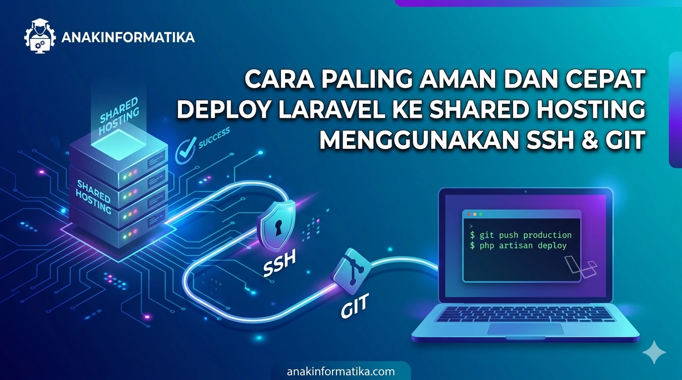 Cara Paling Aman dan Cepat Deploy Laravel ke Shared Hosting Menggunakan SSH & Git