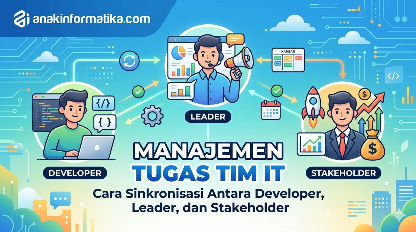 Manajemen Tugas Tim IT: Cara Sinkronisasi Antara Developer, Leader, dan Stakeholder.