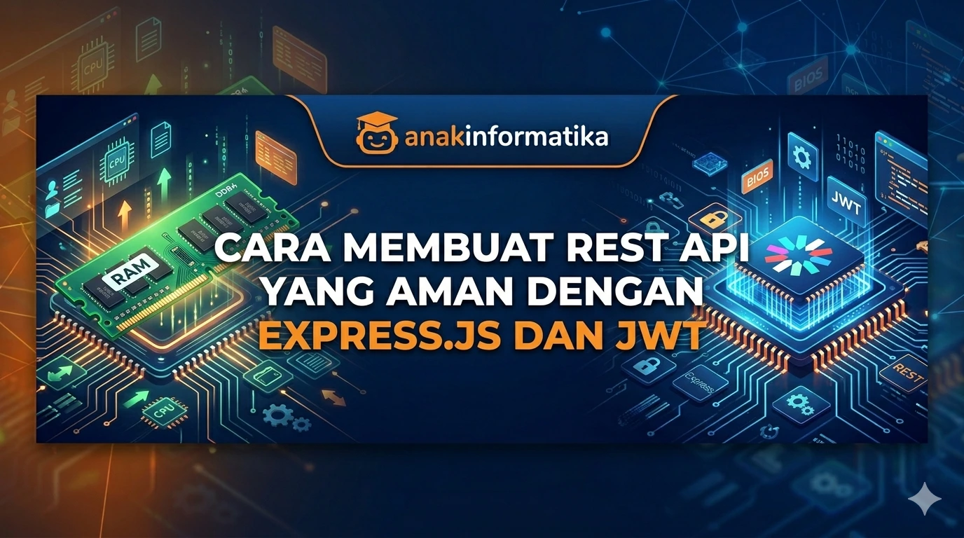 Bongkar Rahasia! Cara Membuat REST API Super Aman dengan Express.js dan JWT (Full Tutorial)