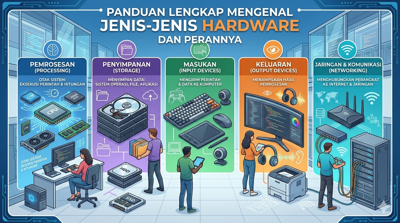 Menguak Jantung Digital: Panduan Lengkap Mengenal Jenis-Jenis Hardware dan Perannya