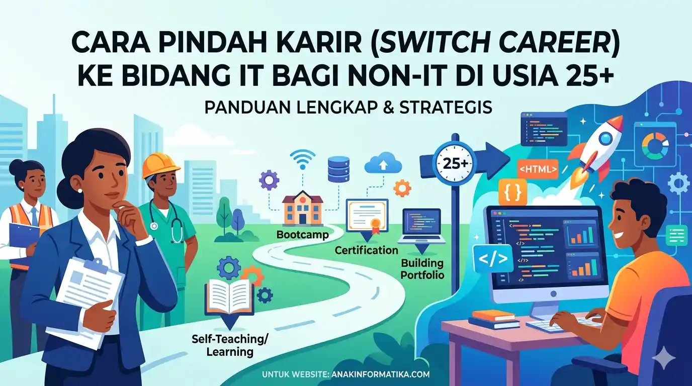 Revolusi Karir di Usia 25+: Panduan Lengkap Pindah ke Dunia IT Tanpa Background Teknis