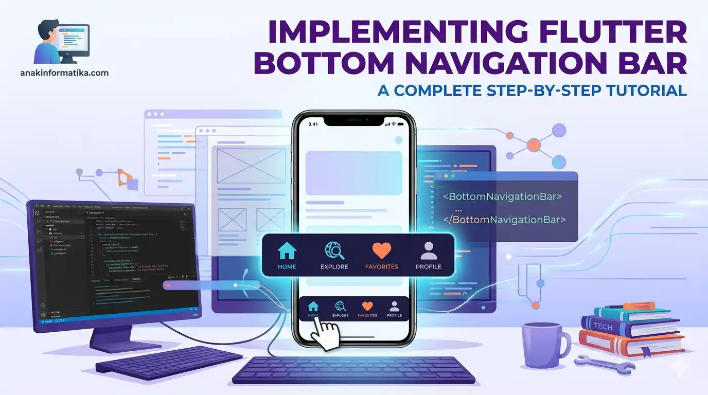 Flutter Masterclass: Kuasai Membuat Bottom Navigation Bar Profesional dan Interaktif dalam Sekejap!