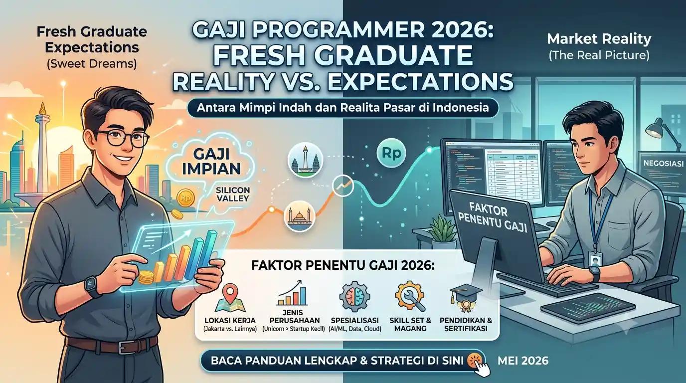 Gaji Programmer 2026: Realita vs Ekspektasi Fresh Graduate — Siap Hadapi Tantangan?