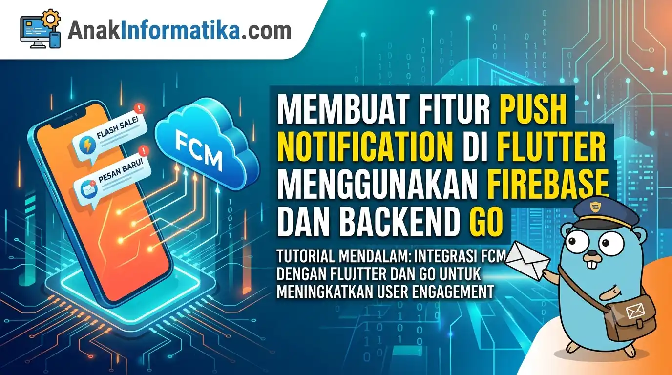 Notifikasi Instan! Panduan Lengkap Membuat Push Notification di Flutter dengan Firebase & Backend Go