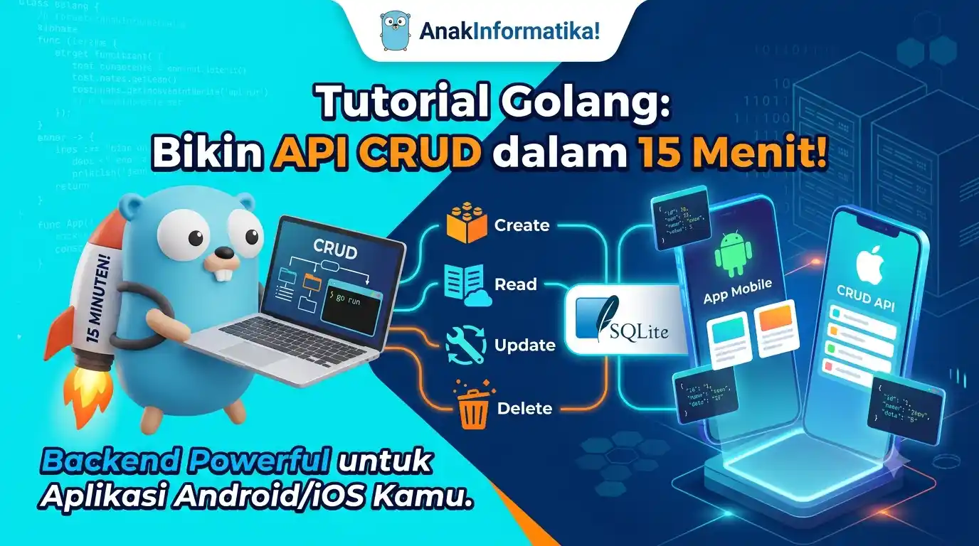 🚀 Siap Ngebut! Tutorial Golang: Bikin API CRUD dalam 15 Menit untuk Aplikasi Android/iOS