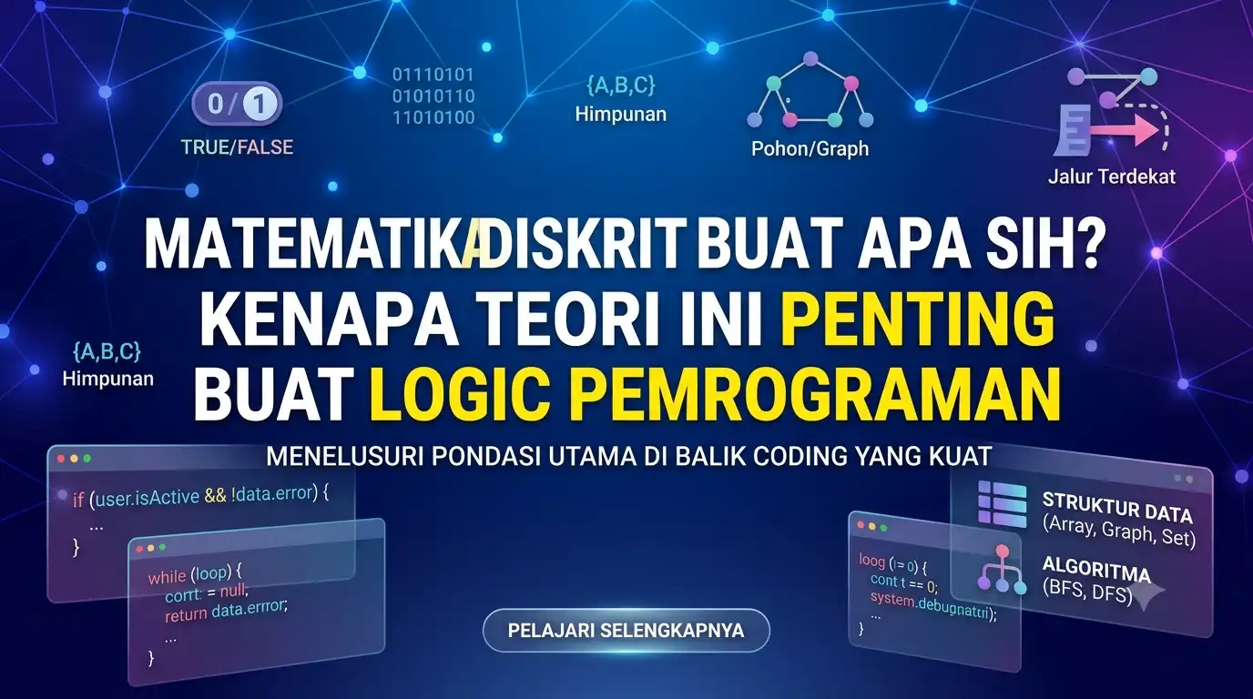 Matematika Diskrit: Rahasia di Balik Kode Cerdasmu! Kenapa Penting Buat Logic Pemrograman?