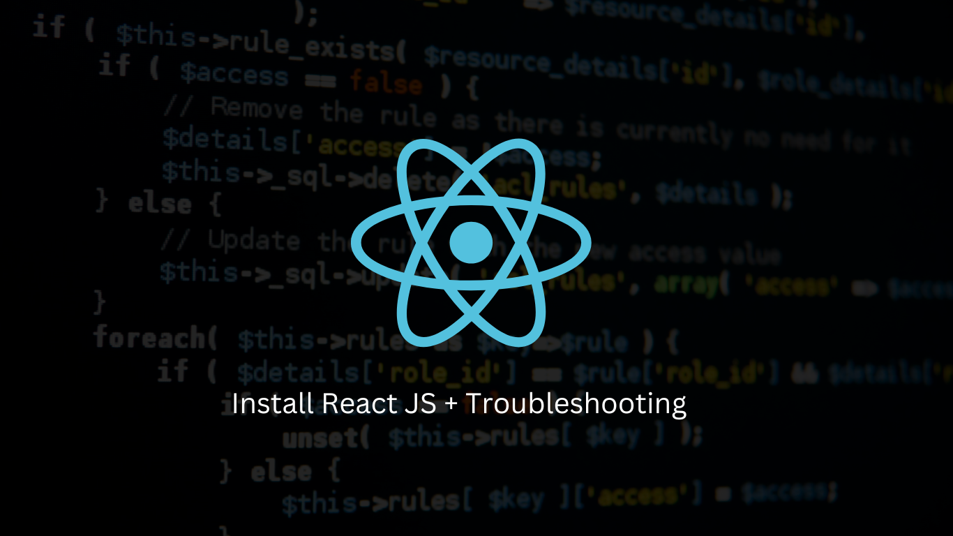 Tutorial Lengkap Install React JS + Troubleshooting [Update 2024]