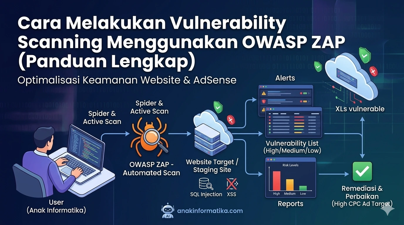 Cara Melakukan Vulnerability Scanning Menggunakan OWASP ZAP (Panduan Lengkap)